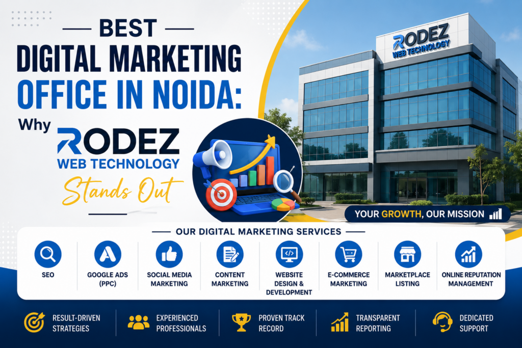 Best Digital Marketing Office in Noida: Why Rodez Web Technology Stands Out